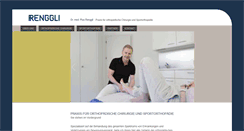 Desktop Screenshot of orthopaediepraxis.ch